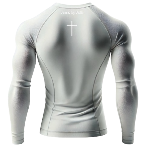 Compression Training Longsleeve weiß