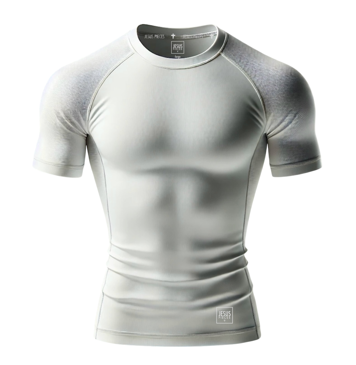 Compression Training Shortsleeve weiß