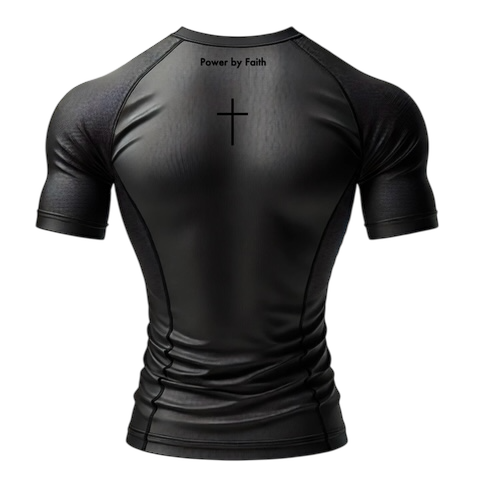Compression Training Shortsleeve schwarz